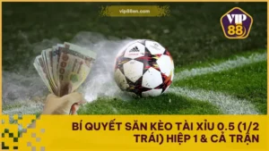 Bí Quyết Săn Kèo Tài Xỉu 0.5 (1/2 Trái) Hiệp 1 & Cả Trận