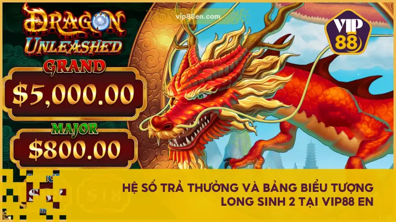Slot Game Long Sinh 2 - Quay Một Phát, Trúng Lộc Thần Rồng 4 Long Sinh 2 sở hữu tỷ lệ RTP lên đến 96,8% so với nhiều slot game cùng thể loại