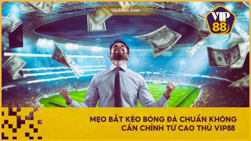 Mẹo bắt kèo bóng đá chuẩn không cần chỉnh từ cao thủ VIP88 