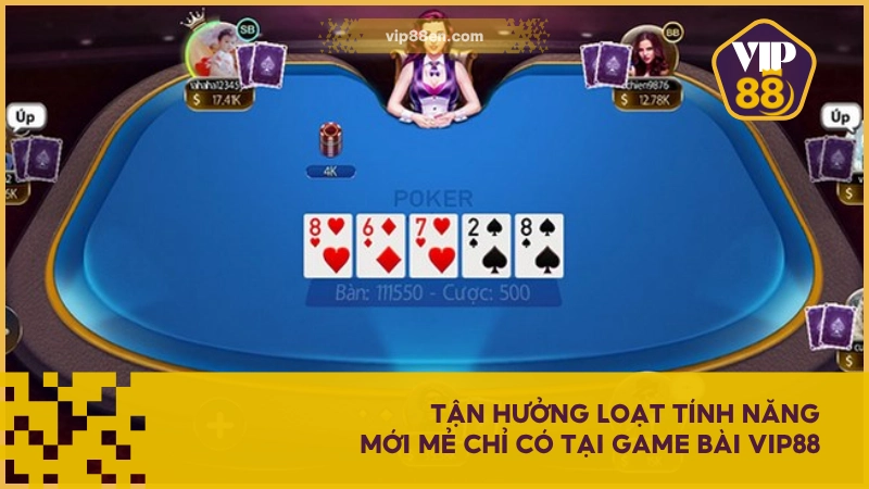 Mậu Binh VIP88 – Tựa Game Bài Được Yêu Thích Hàng Đầu 4 Tận hưởng loạt tính năng mới mẻ chỉ có tại game bài VIP88