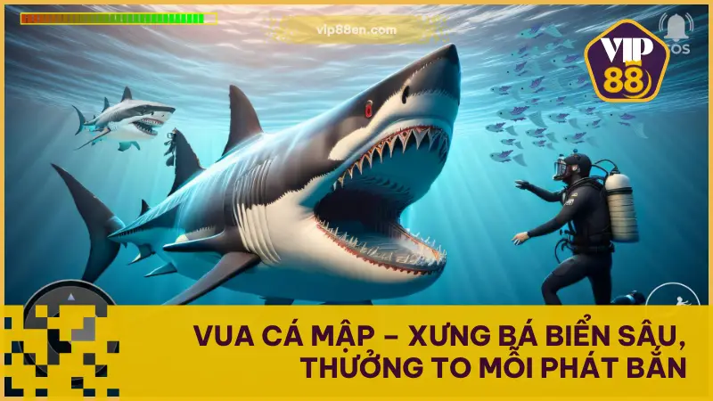 Vua Cá Mập – Xưng Bá Biển Sâu, Thưởng To Mỗi Phát Bắn 1 Vua Cá Mập – Xưng Bá Biển Sâu, Thưởng To Mỗi Phát Bắn
